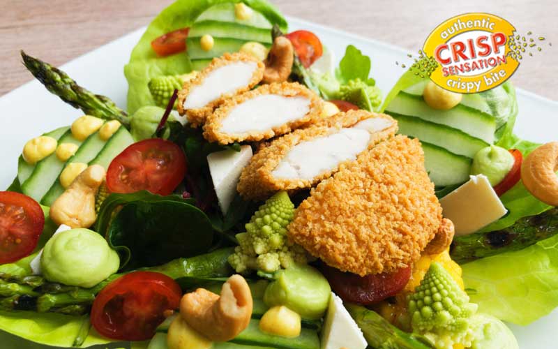 Панировка “ZeroFry” для приготовления сочных и хрустящих нагетсов без жарки